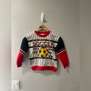 Vintage Varsity Soccer Classic Pro Set‎ Kids Sweatshirt Size 7